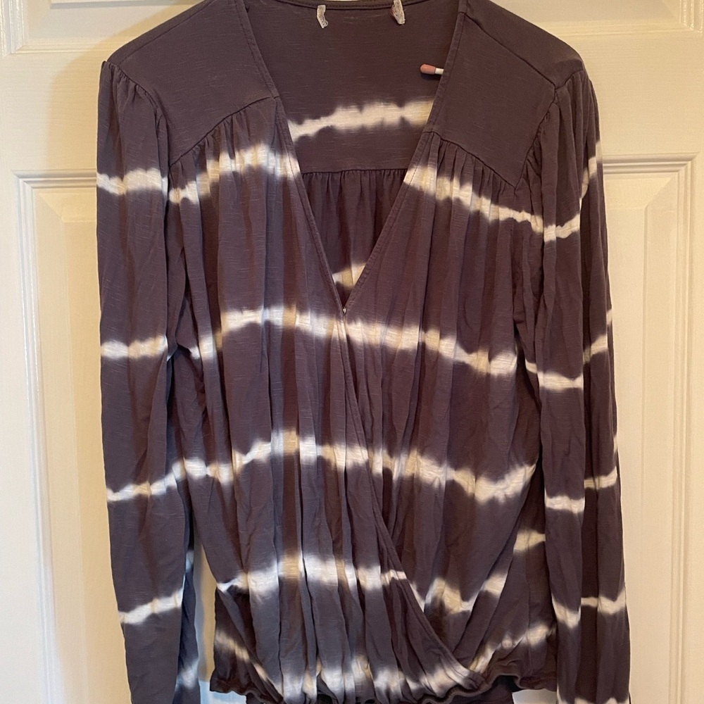 Tie-Dyed Long-sleeved Shirt